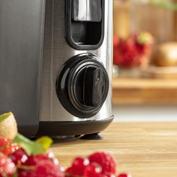 MOULINEX Frutelia plus metalljuicer 400W - 2 hastigheter Avtagbar massauppsamlare JU420D10