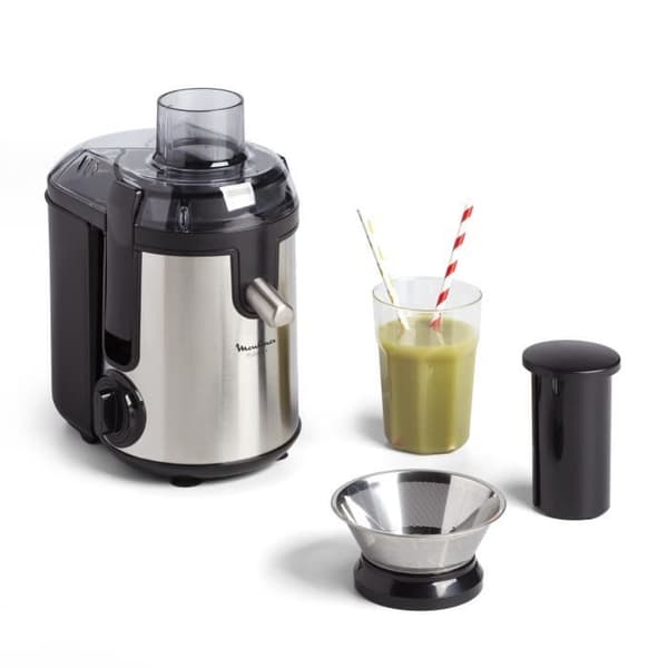 MOULINEX Frutelia plus metalljuicer 400W - 2 hastigheter Avtagbar massauppsamlare JU420D10
