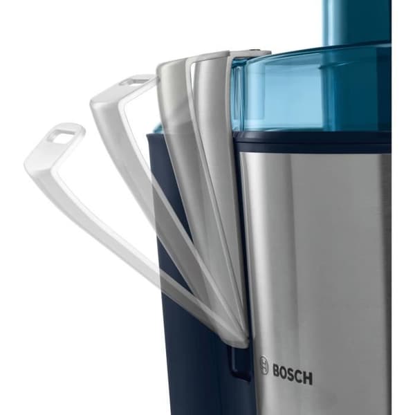 Centrifuger - BOSCH - MES3500 - Blå / silver - Kraftfull 700 watt motor - Stor, extra bred påfyllningsskorsten (73 mm)