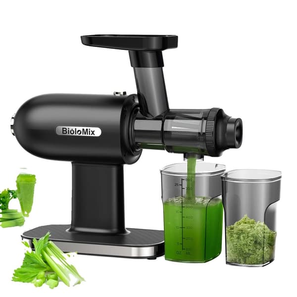 Kallpressjuicepress, hög juiceutbyte, tyst drift, enkel att rengöra,220-240V, EU, grön