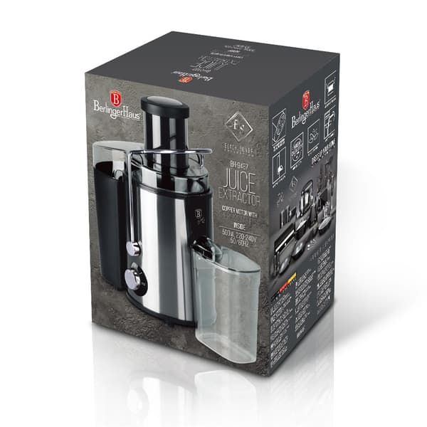 JUICER 500W BERLINGER HAUS SVART SILVER BH-9487