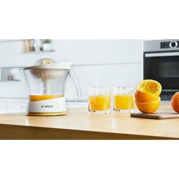 BOSCH citruspress - 25 W - kapacitet 0,8 L - transparent tank - tryckdrift