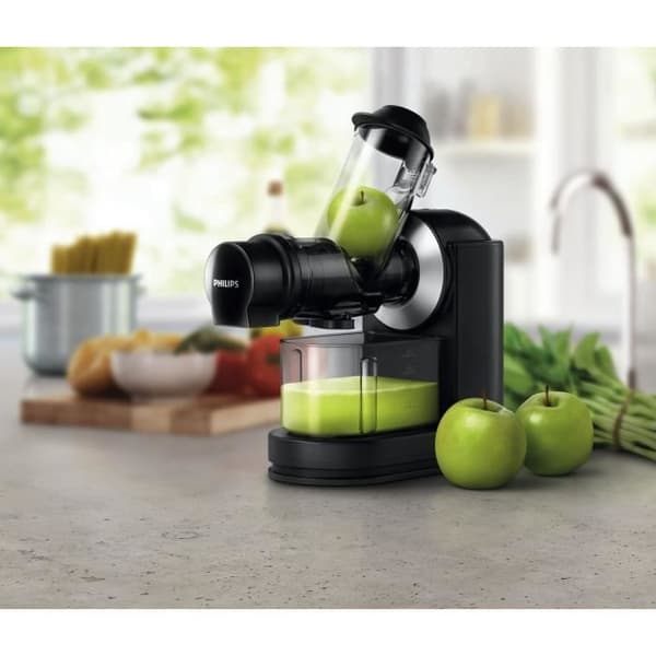 Philips Viva HR1889/70 Juice Extractor - XL Skorsten - Snabbrengöring - 1L kanna - Svart