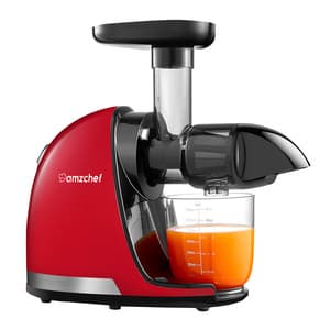 Slow Juicer AMZCHEF 1501-RD (rød)