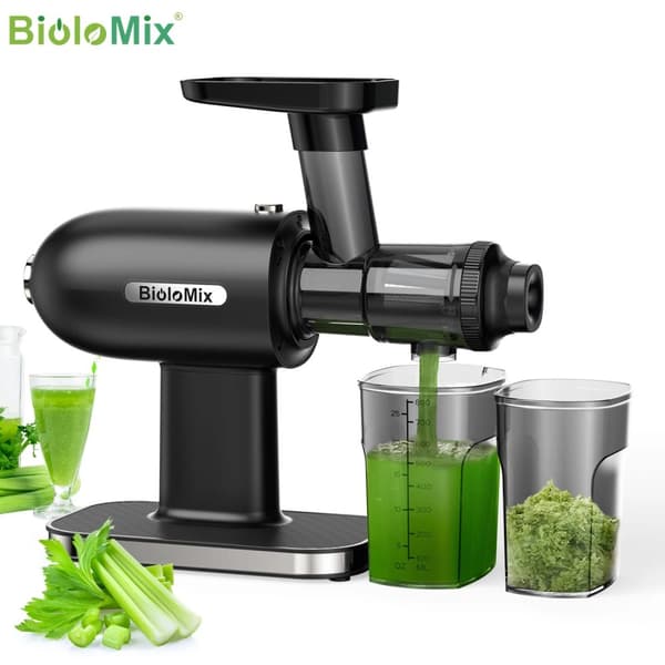 Kallpressad juicepress, hög juiceutbyte, tyst drift,grön, 220-240V, EU