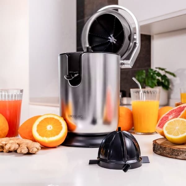 Citruspress - Cecotec - Xqueeze Bullet Pro - 600 W - Elektrisk - Grå