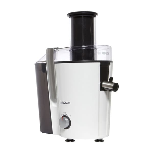 BOSCH MES25A0 centrifug - 700W - Ultrafin sil av rostfritt stål - Extra stor påfyllningsskorsten - Vit