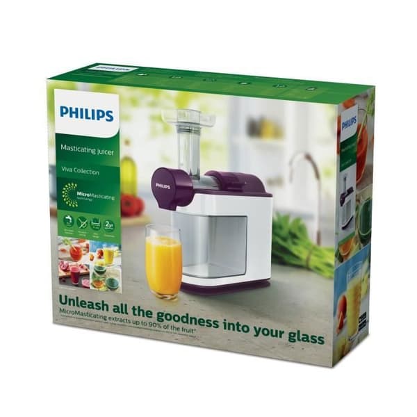Philips Avance Collection HR1891-80, Centrifuge, lila, Vit, 1 L, 1 L, 1 m, 220 - 240