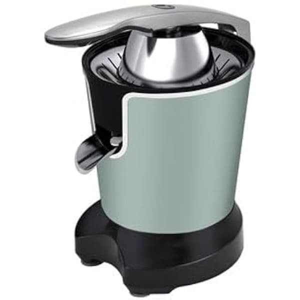 Citruspress - KUKEN - Vintage 650W - Antidroppmunstycke - Rostfritt stålfilter - Orange