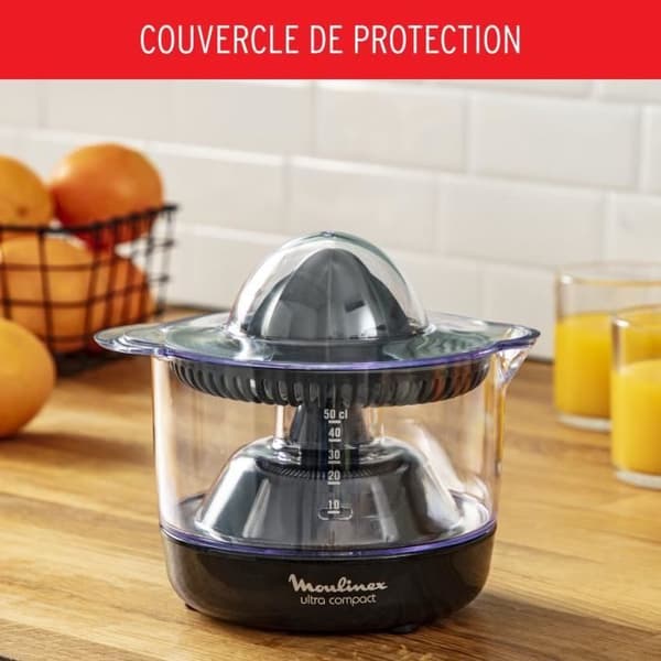 Moulinex Ultra Compact SVART Citrus Juicer 450ML PC120870