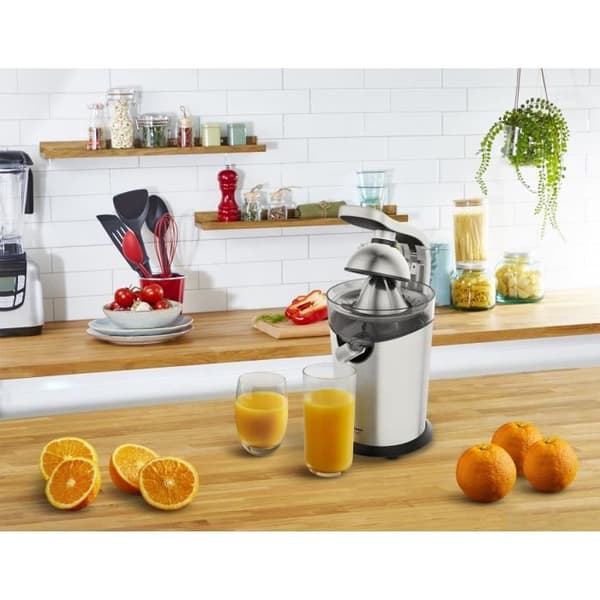 MOULINEX Vitapress Pro Citrus Press, Tryckspak, Maximal Extraction, Anti-Drop System, Lätt att rengöra PC700D10
