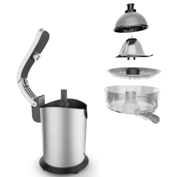 MOULINEX Vitapress Pro Citrus Press, Tryckspak, Maximal Extraction, Anti-Drop System, Lätt att rengöra PC700D10