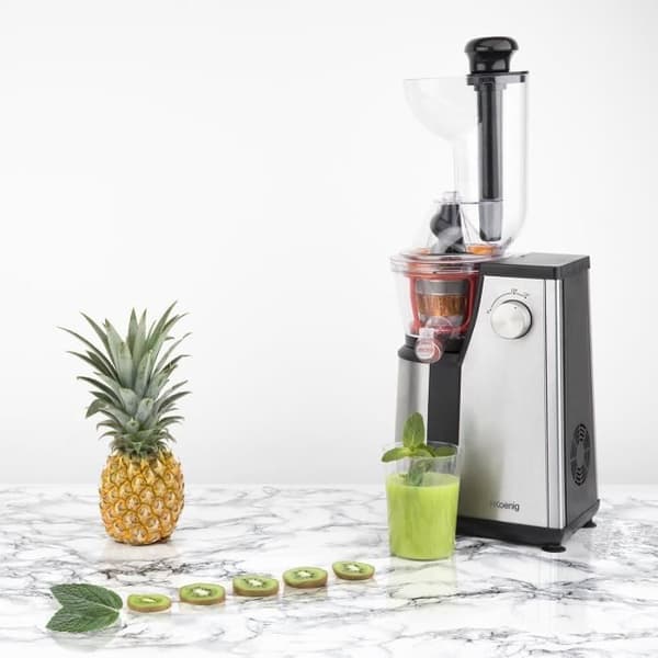 H.Koenig GSX18 - Vertikal Juicer Svart-Inox - 60 varv-per-minut