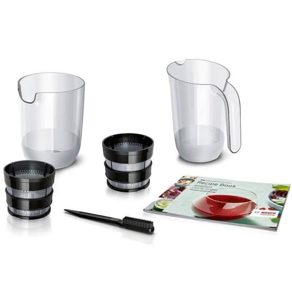 Juicextraktor - BOSCH - MESM500W VitaExtract - Vit/krom - 150 W - 1 hastighet + reversering - syst. säkerhet på locket