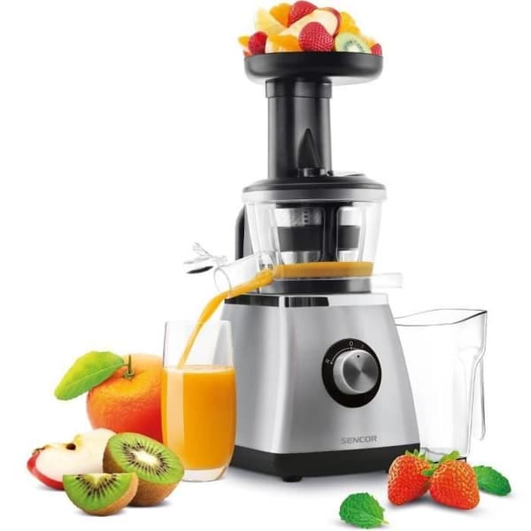 SENCOR SSJ 4041BK Vertikal Juicer - Rostfritt stål