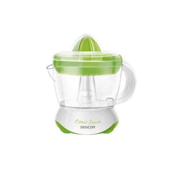 SENCOR SCJ 1051GR citruspress - 40 W - Grön och vit - 2 konstorlekar - 2-vägsfunktion - Enkel rengöring