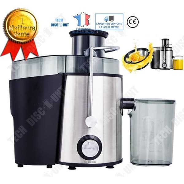 TD® Frukt- och grönsaksjuicextraktor Horisontell frukostmixer Halkfri centrifuge Snabb tyst apelsinpressning
