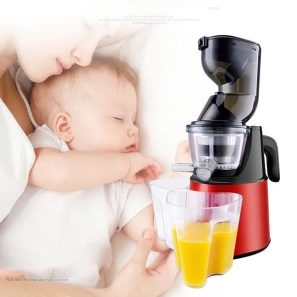 Citruspress - HIGH-TECH &amp; WELLBEING - Stor kaliber juicemaskin - Långsam hastighet - Kapacitet 500ML