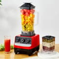 Miniatyrbild 2 av 4: TD® multifunktionell dubbelkoppsväggbrytare, hushållsmixer med hög effekt, smoothie och fruktjuicer