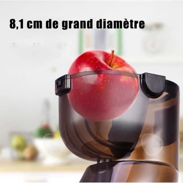 CONFO® juicepress kall frukt grönsak elektrisk lätt att rengöra 40 rpm hushållsapparater kök r