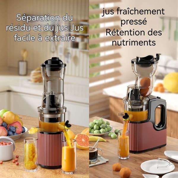 Citruspress - INN® - 350W - Rostfritt stål - Multifunktionell - 48 varv/minut