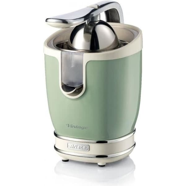 Vintage elektrisk citrusjuicer - Ariete - 413 GREEN - Metallkropp - 2 strutar för små och stora frukter