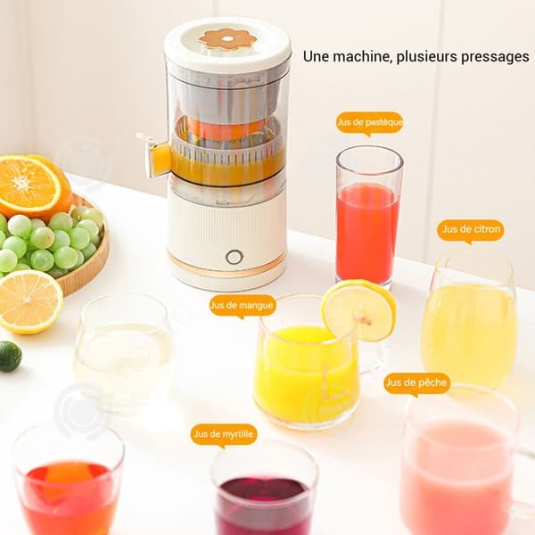 INN Citruspress 600ml 45W juice extractor för hemmabruk bärbar juice separator mini multifunktionell mixer vit