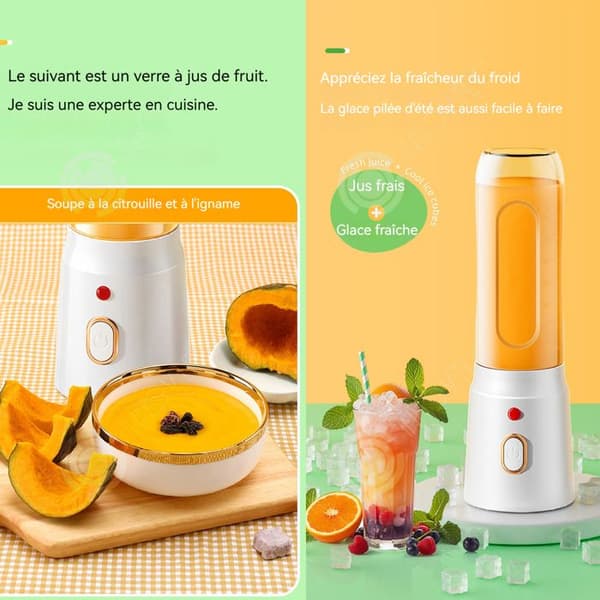 INN Citruspress 450ml PC 40W multifunktionell bärbar elektrisk citruspress för små frukter effektiv hushållsapparat vit