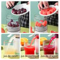 Miniatyrbild 3 av 4: INN Citruspress 600ml 45W hushållsjuicepress bärbar separerad mini multifunktionsblender grön