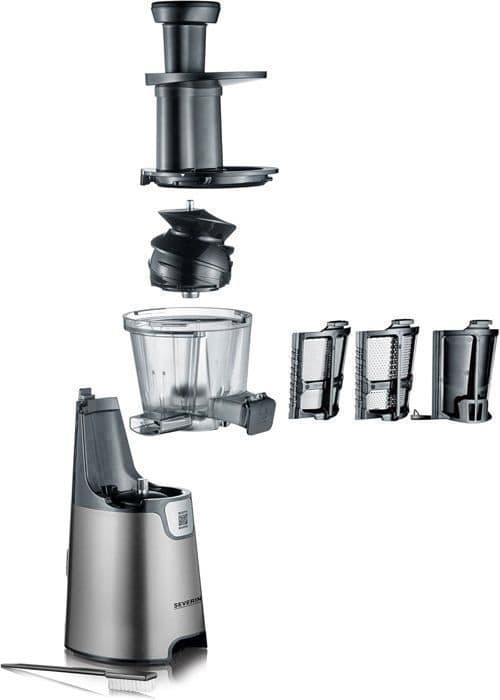 SEVERIN ES 3571 centrifug - 150W - Rostfritt stål - Svart/metallgrå