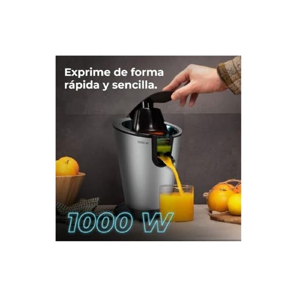 Citruspress - Cecotec - EssentialVita PowerFresh 1000 - 1000 W - Rostfritt stål - Kontinuerlig extrahering