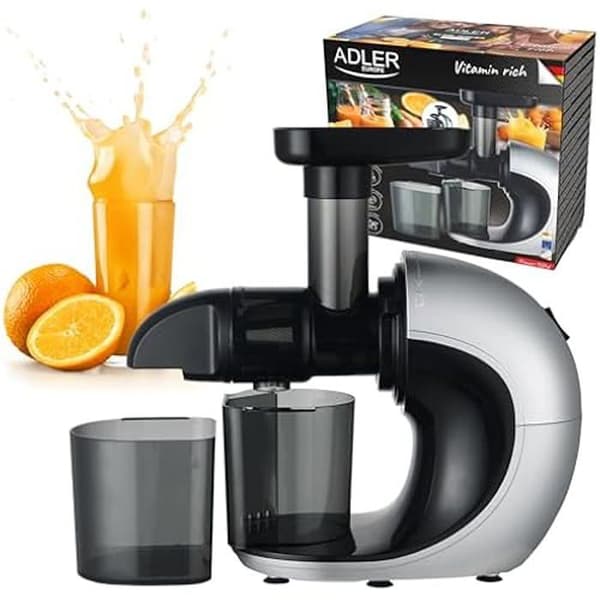 ADLER 150W Juice Extractor - Kraftfull, kompakt, lätt att rengöra