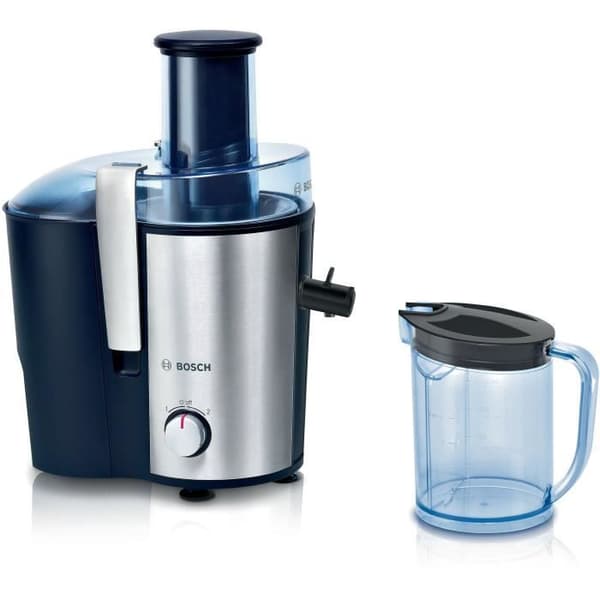 Centrifuger - BOSCH - MES3500 - Blå / silver - Kraftfull 700 watt motor - Stor, extra bred påfyllningsskorsten (73 mm)