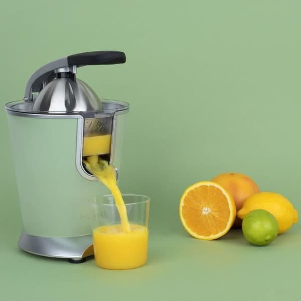 H.KOENIG/AGR88 - Citruspress - Effekt: 160W - Tyst - Anti-droppsystem - Rostfritt stålhus - BPA fri