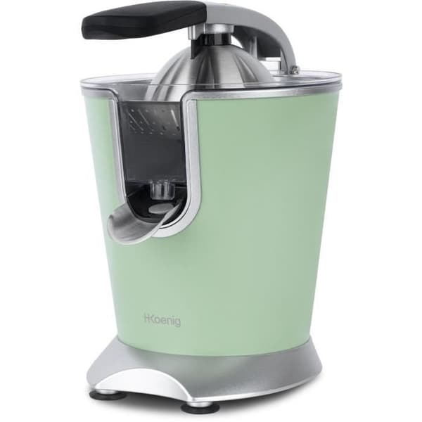 H.KOENIG/AGR88 - Citruspress - Effekt: 160W - Tyst - Anti-droppsystem - Rostfritt stålhus - BPA fri