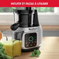 Miniatyrbild 4 av 6: MOULINEX Juice &amp; Clean Juicextraktor, Easy Clean-teknik, Kallpressning, Justerbar massa, Pekskärm ZU420E10