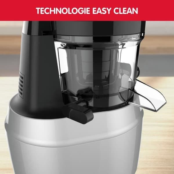 MOULINEX Juice &amp; Clean Juicextraktor, Easy Clean-teknik, Kallpressning, Justerbar massa, Pekskärm ZU420E10