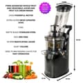 Miniatyrbild 2 av 4: Långsamtuggande frukt- och grönsaksjuicer Slow Juicer Färska juicer och hälsosorbetglass