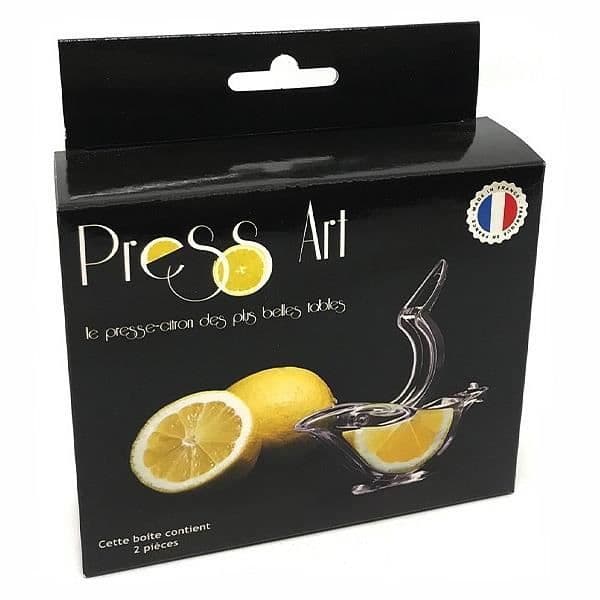 Set med 2 individuellt designade Deluxe citronpressar tillverkade i Frankrike