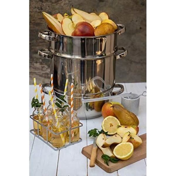 Juice extractor - ELO - 99133 - Rostfritt stål 18/10 - Liten hushållsapparat - Grå