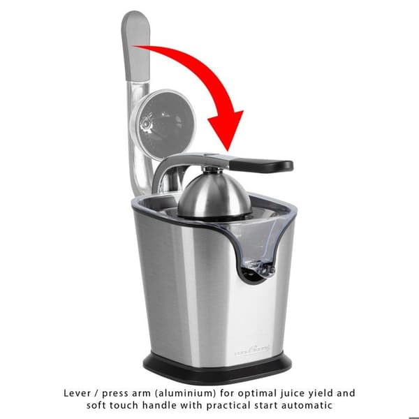 Slow juicer - ProfiCook - PC-ZP 1154 - Svart - Rostfritt stål - 160 W