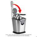 Miniatyrbild 6 av 6: Slow juicer - ProfiCook - PC-ZP 1154 - Svart - Rostfritt stål - 160 W