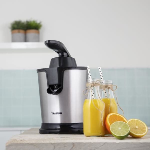 TRISTAR citruspress - 85W centrifug i silver rostfritt stål - Tål maskindisk