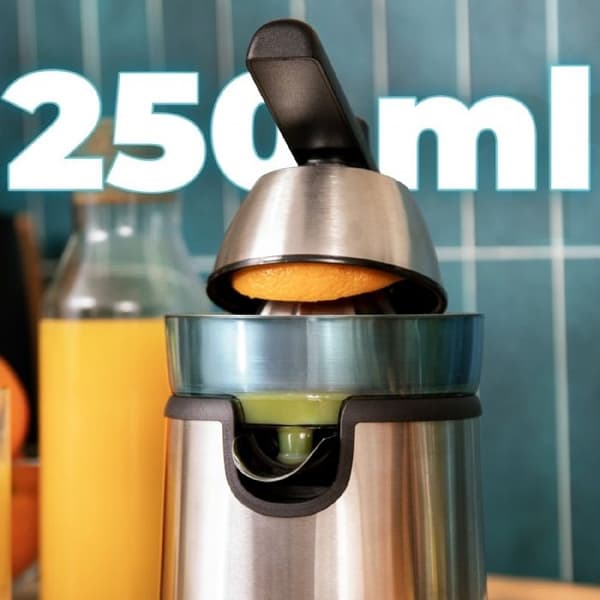 Elektrisk citruspress - CECOTEC - EssentialVita Hyden 120 - 120W - 2 avtagbara koner - Droppskydd