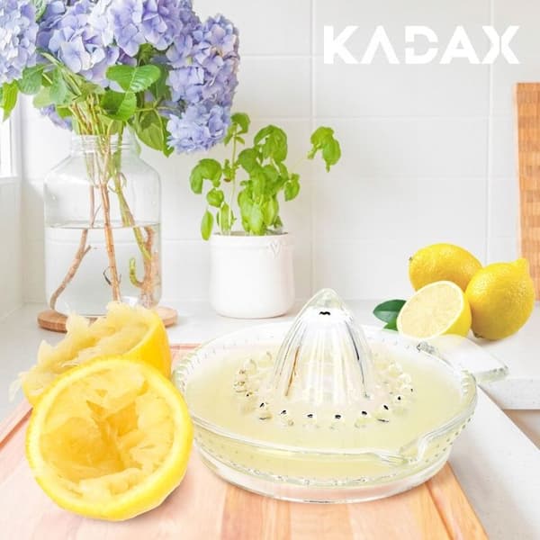 Citruspress - Kadax - Sodakalciumglas - Manual - Transparent - 1 styck