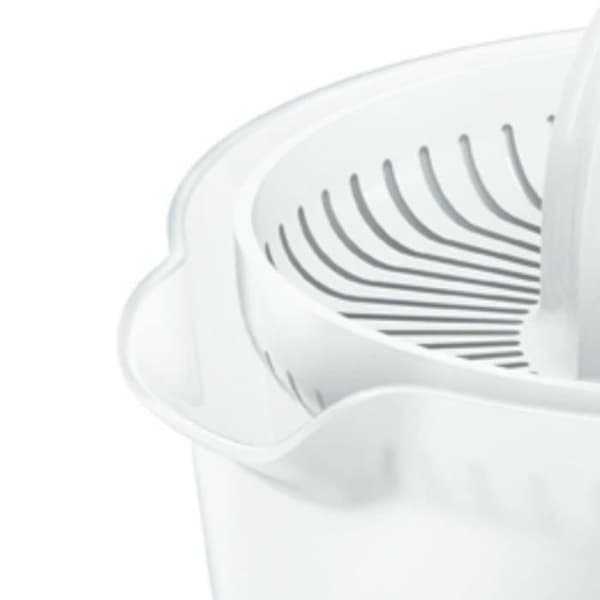 Sitruspuristin - PHILIPS - Daily HR2738/00 - Täysin purettava - Tilavuus 0,5 l - Kompakti muotoilu - Valkoinen