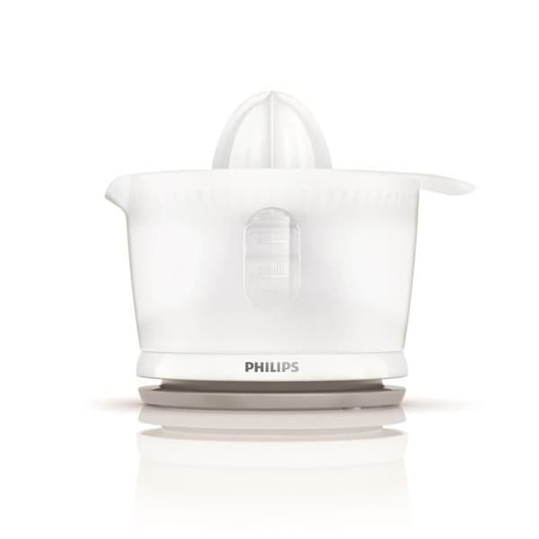 Sitruspuristin - PHILIPS - Daily HR2738/00 - Täysin purettava - Tilavuus 0,5 l - Kompakti muotoilu - Valkoinen