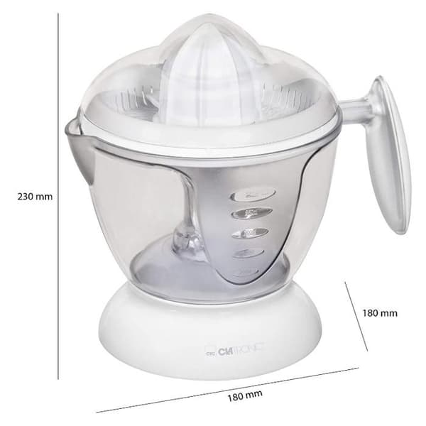 Bomann ZP 1092 CB Electric Citrus Juicer Vit - Sladdförvaring - 1,2 liter - 40 Watt