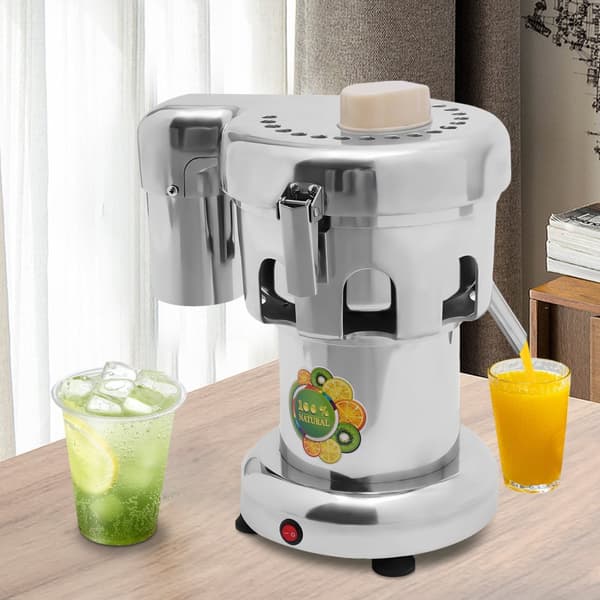 Juicer Maskine, 2800 omdr./min Motor, Rustfrit Stål Knivnet, Stort Affaldsudløb