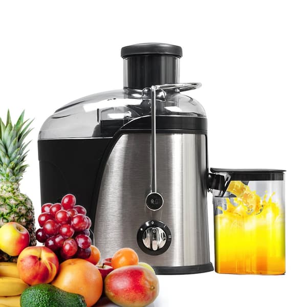 Elektrisk Juicepress, 400W Effekt, 22000 RPM Hastighet,Silver